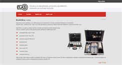 Desktop Screenshot of elasbrno.cz